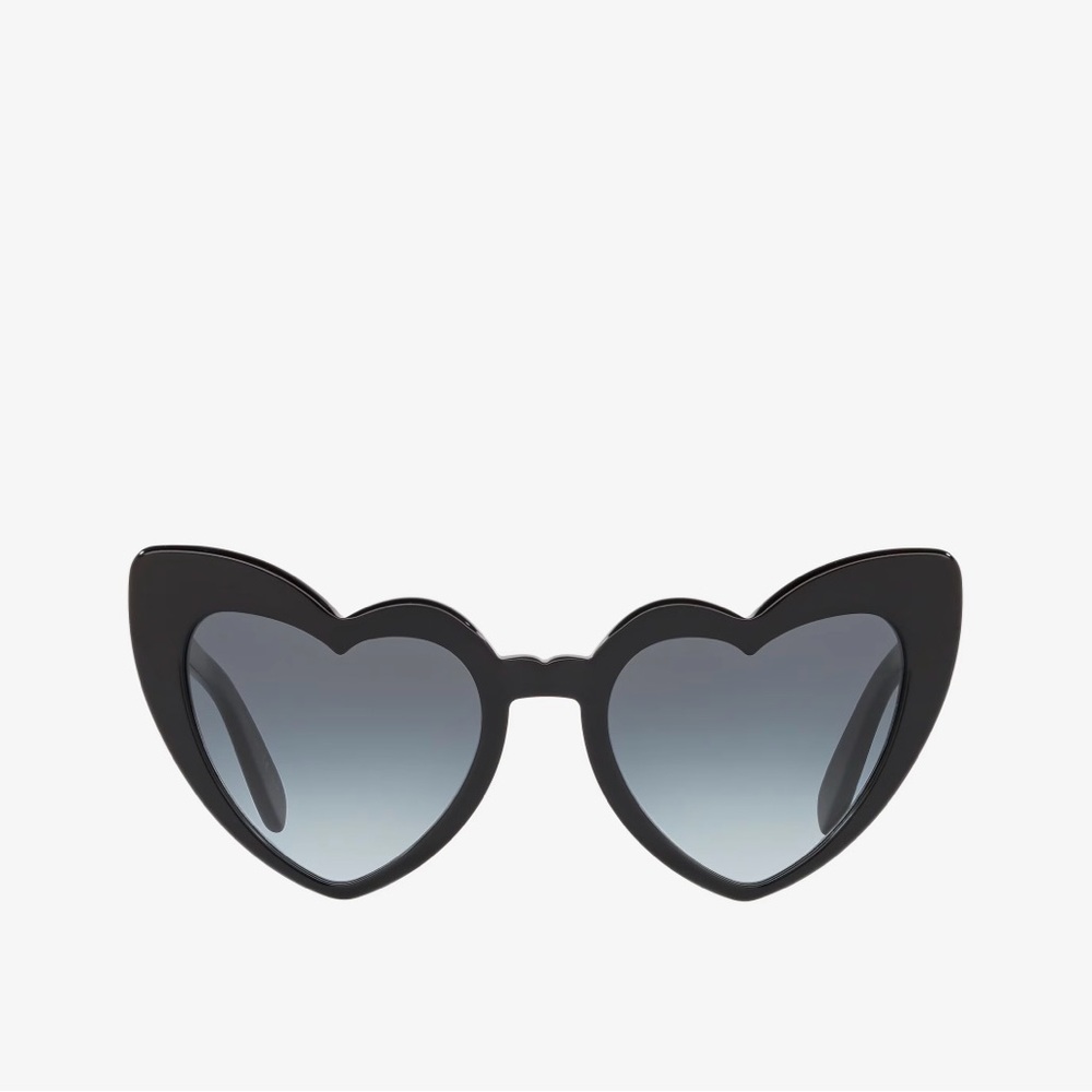YSL Black Heart-Shaped Sunglasses - Picture 3 of 9